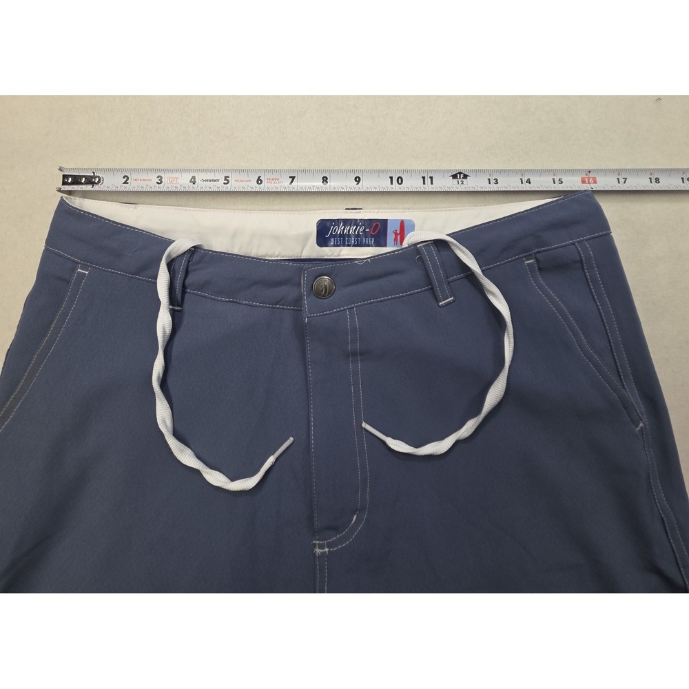 Johnnie O Shorts Mens 3 Blue Gray Stretch LIMITED USE West Coast Prep Boardshort - Picture 4 of 8